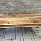 Large solid wood dining table