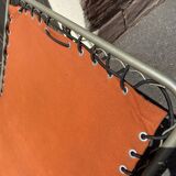 Vintage sunbathing deckchair 70S