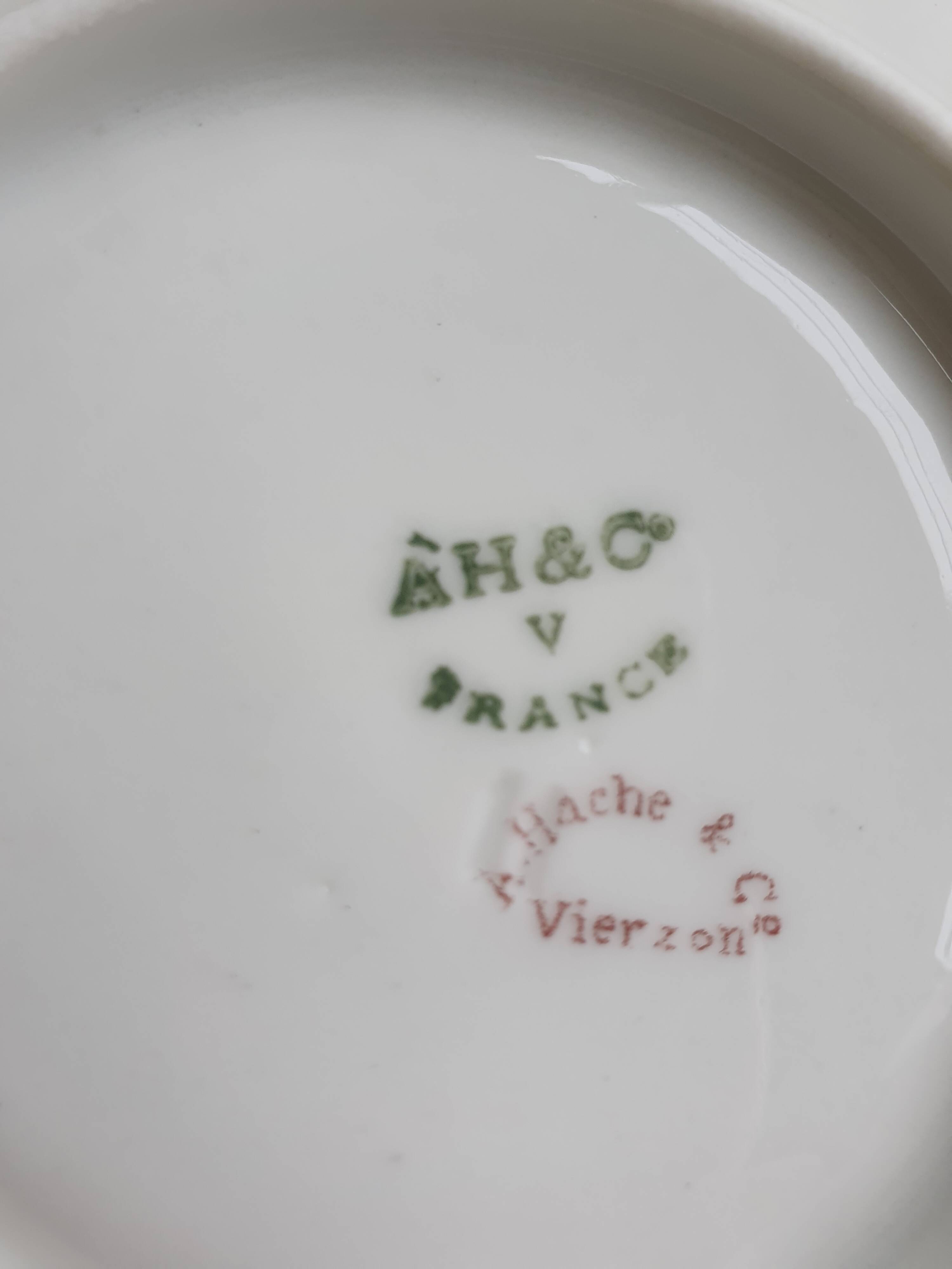 A.Hache porcelain cups