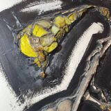 Abstract table, Gilbert AUQUIERE "Fusion XXI" mixed media, 1965