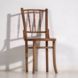 Ancienne chaise Thonet avec assise gravée (c.1920) #4