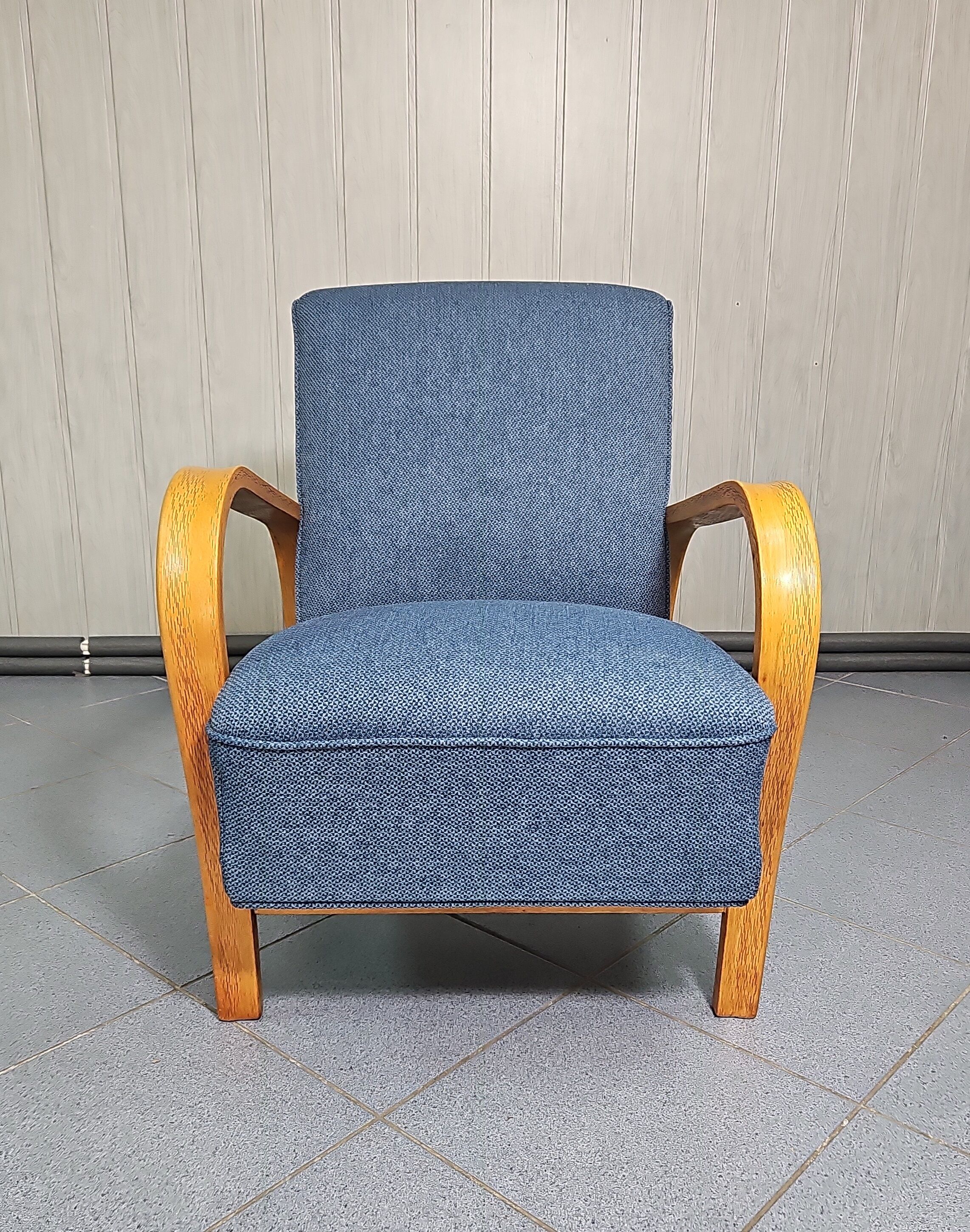 Pair of armchairs designed by K. Koželka & Antonín Kropáček for  Interier Praha Czechoslovakia 1950.
