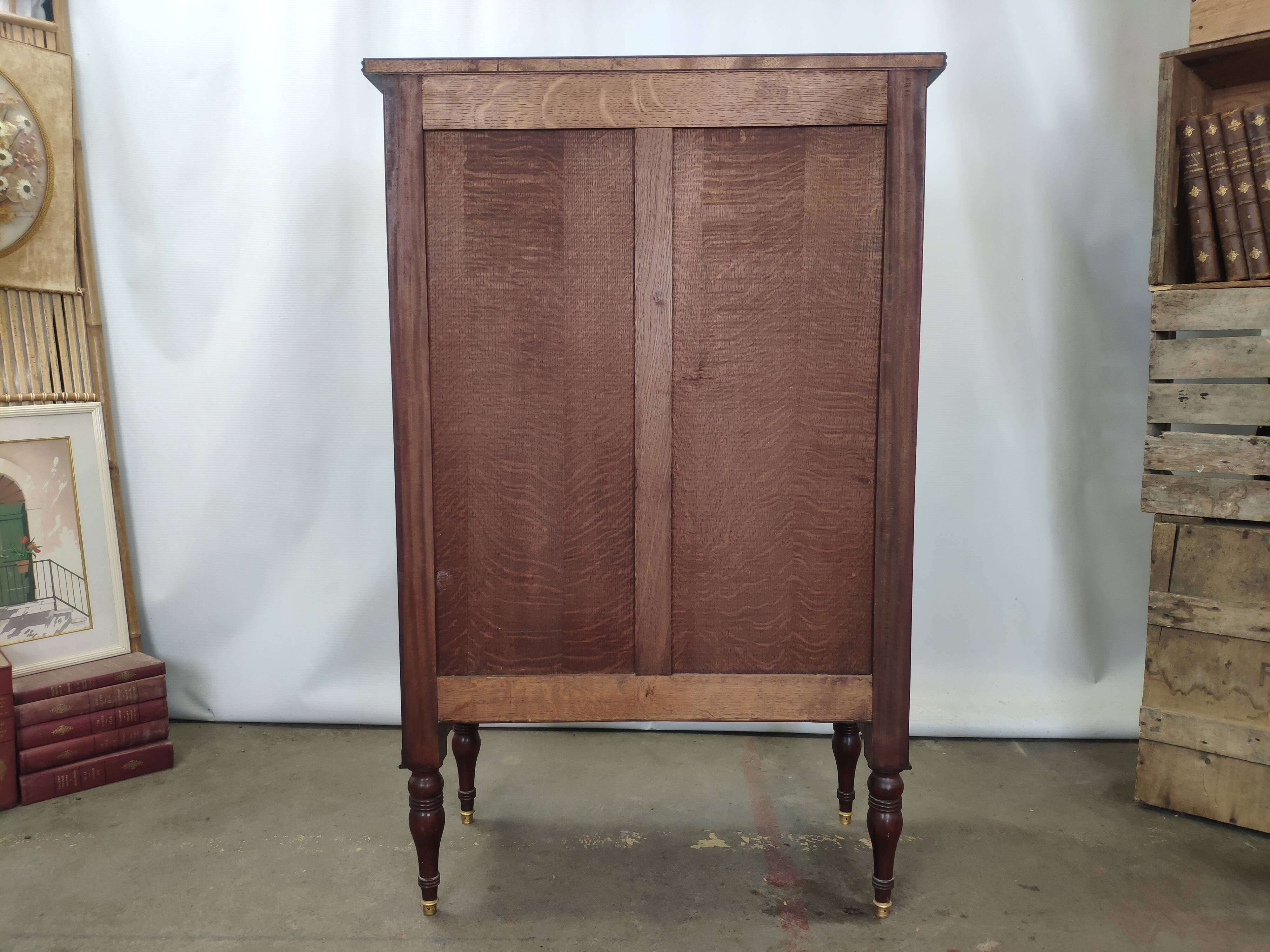 Semainier Louis XVI acajou