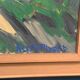 Original Swedish Oil on Canvas - "Lake" by Kersti Flyckt - Signed - Vintage and Framed - 79 × 66 cm (31.1 in × 26 in)