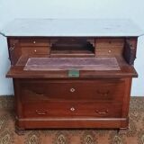 Louis Philippe walnut chest of drawers