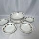 GIEN, strawberry draining bowl and earthenware dishes, 20th century