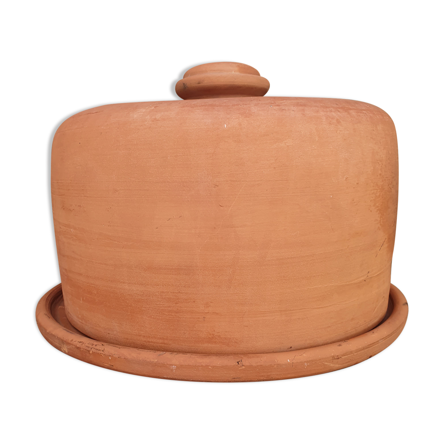 Terracotta cheese bell