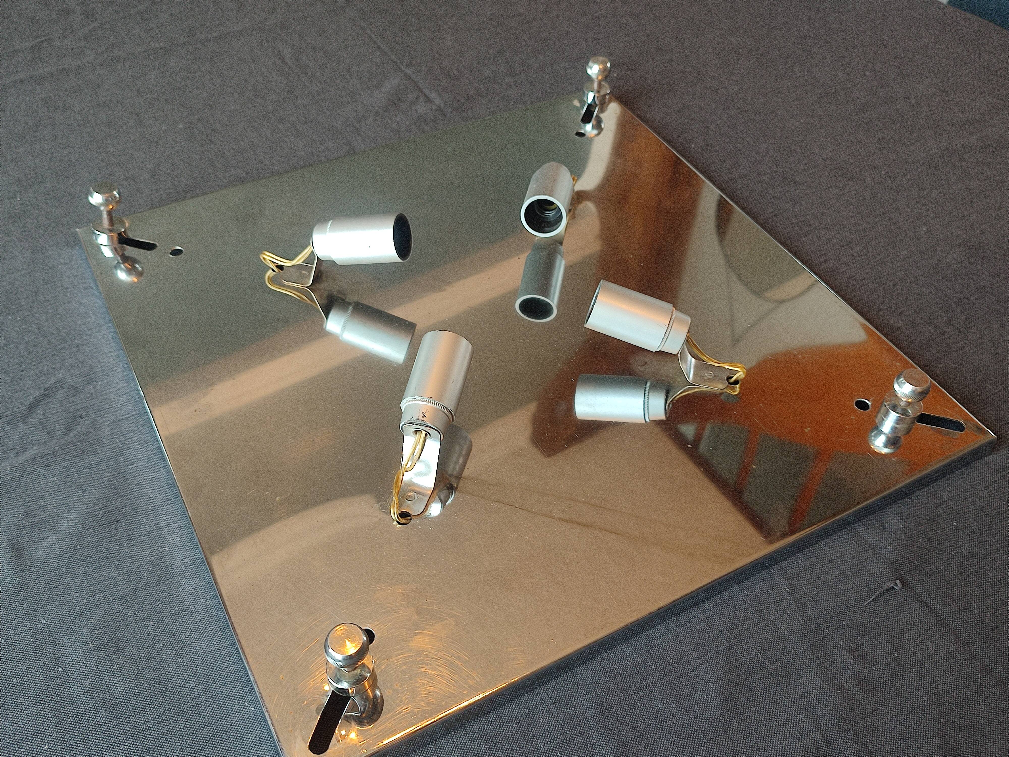 Large vintage Murano glass wall light