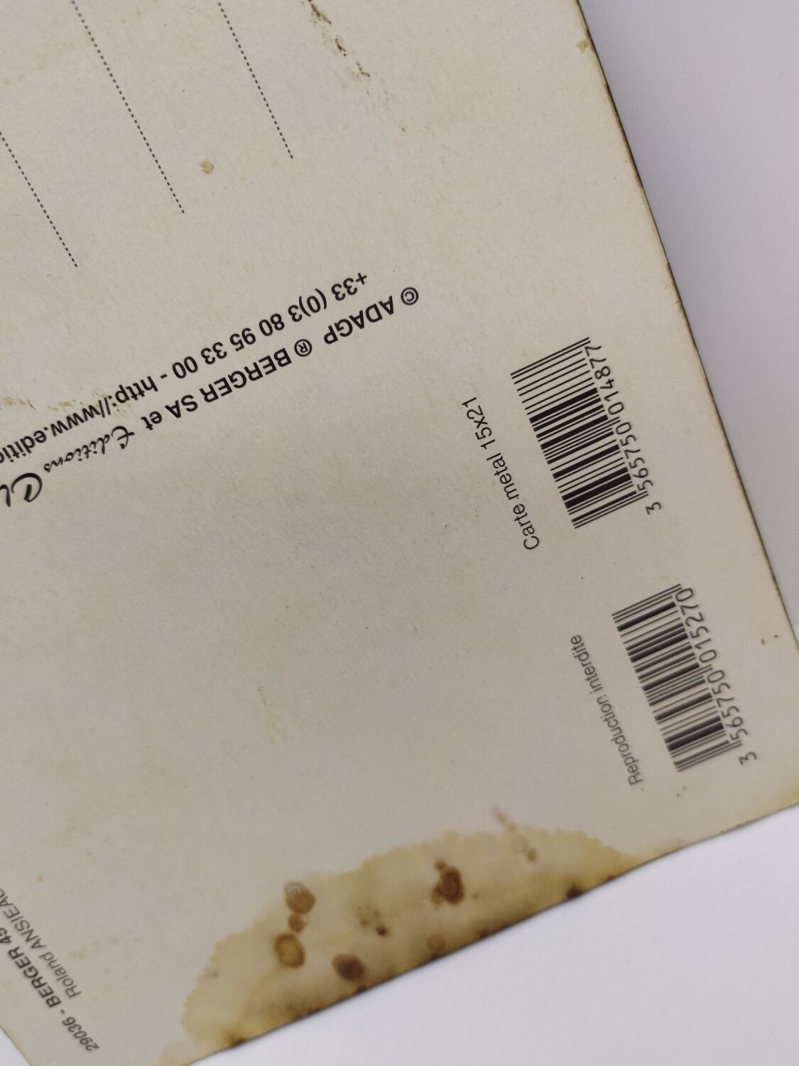 Vintage advertising plaque