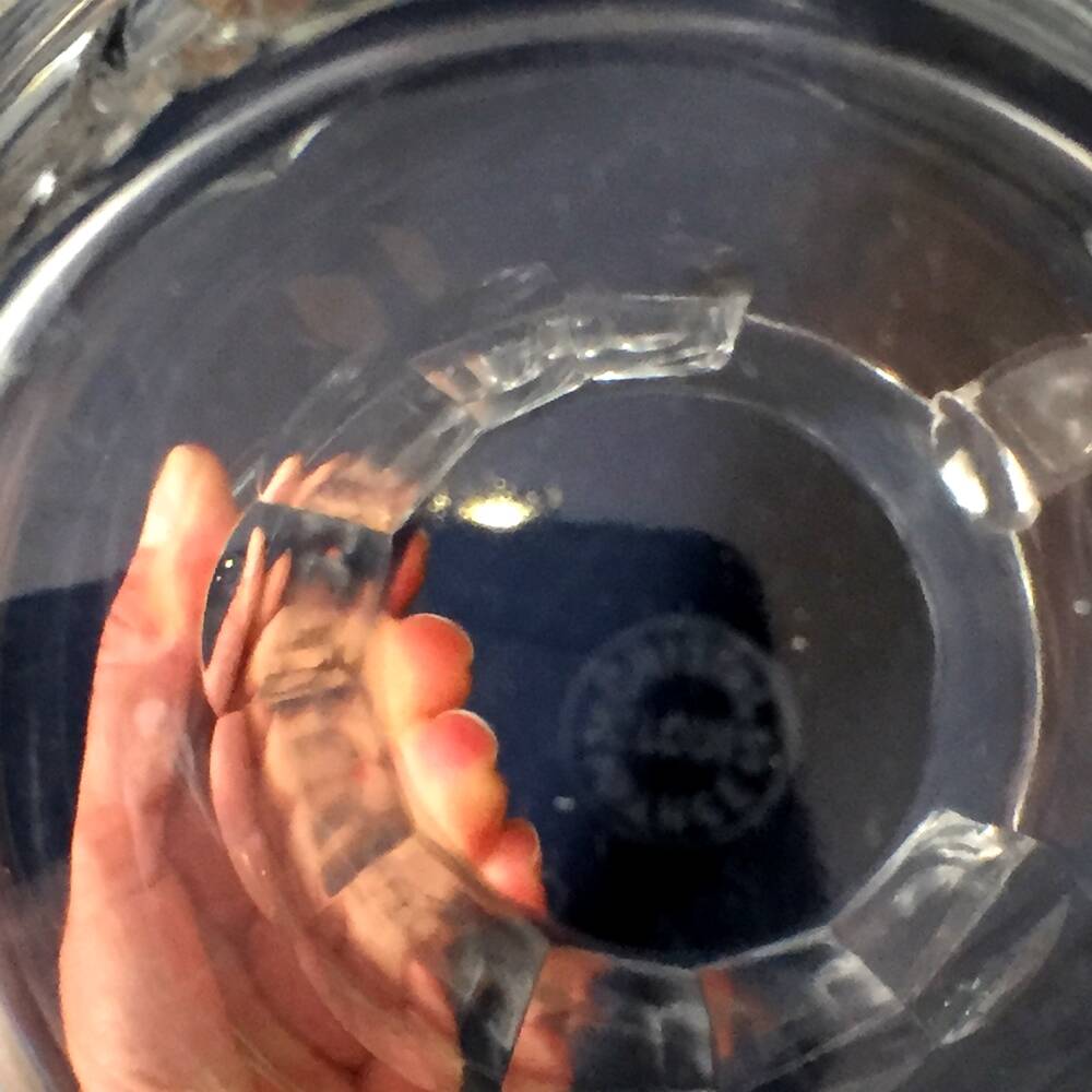 Superb water or fruit juice jug in st-louis crystal tableware