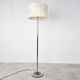 Chrome brutalist floor lamp, 1970s