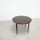 Scandinavian rosewood round dining table
