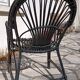 Vintage rattan armchair