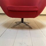 Hukla Jet swivel shell armchairs from the 60s/70s