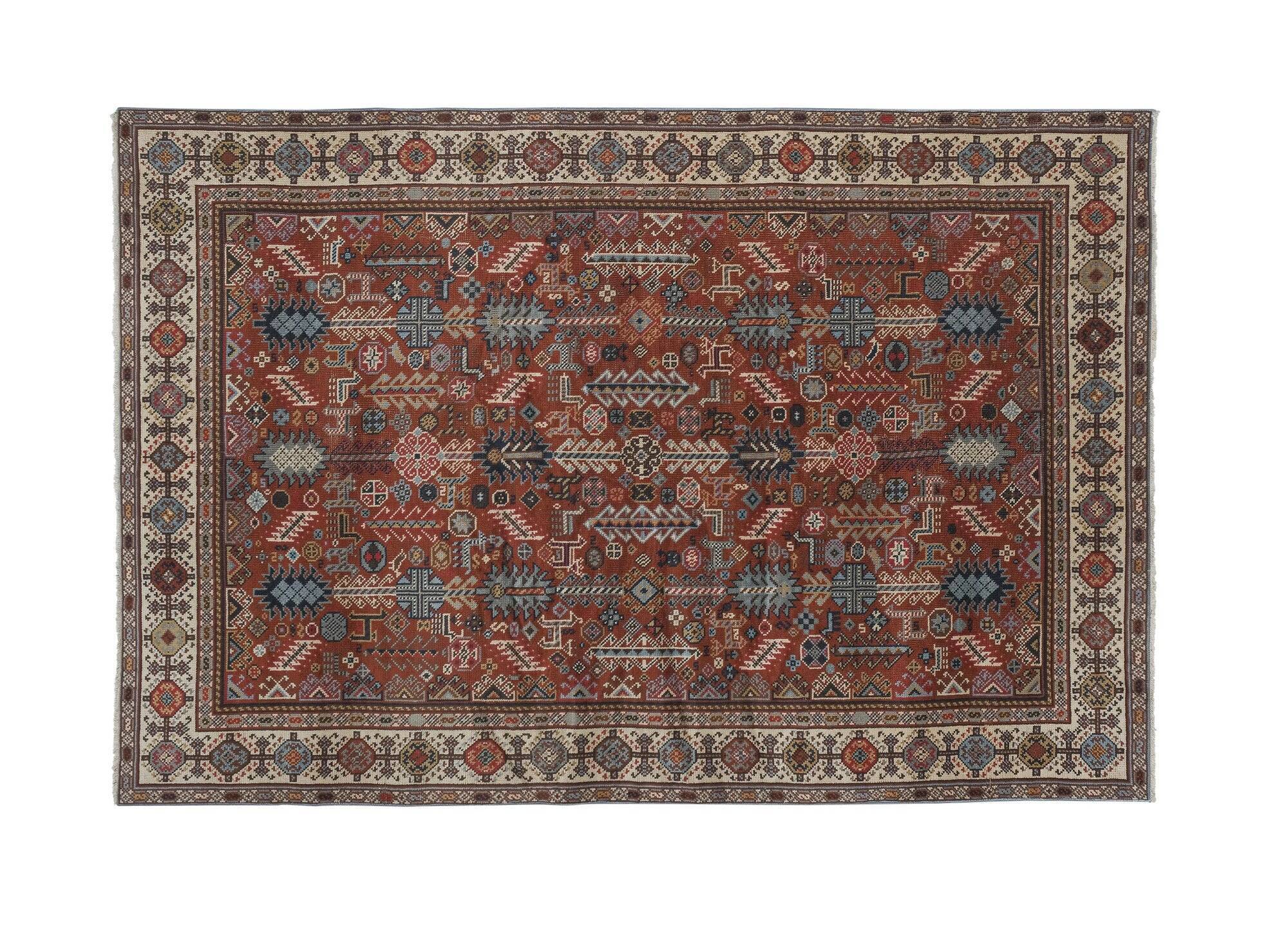 Vintage Turkish rug handmade 192x292 cm
