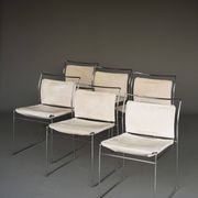 Set of 6 Tulu Dining Chairs by Kazuhide Takahama for Gavina. Italy 1960s