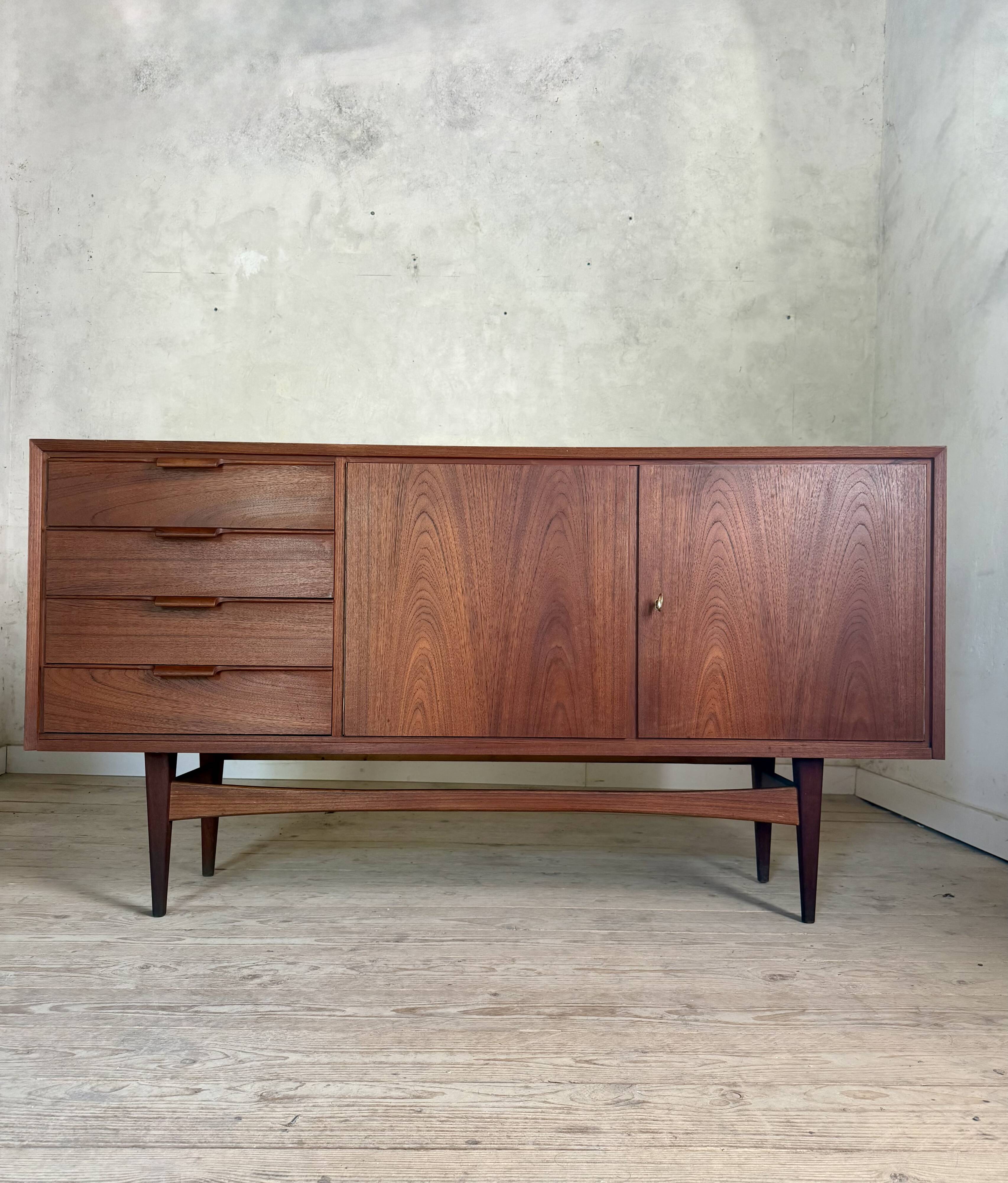 Vintage Scandinavian teak sideboard, 1960s