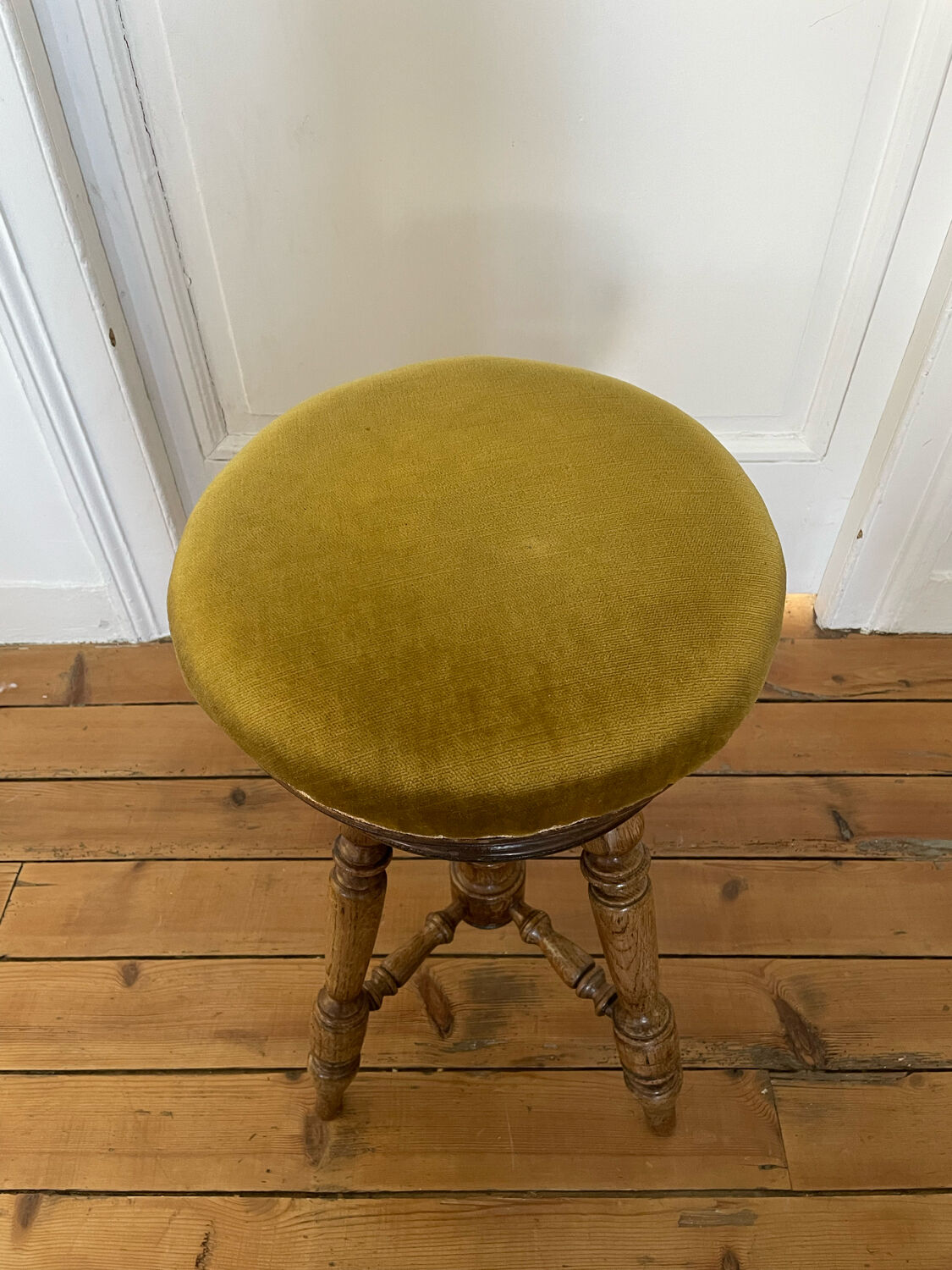 Old piano stool Napoleon III XIXth