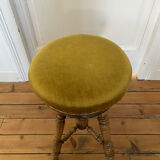 Old piano stool Napoleon III XIXth