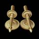 Pair of antique gilt brass wall sconces – classic style