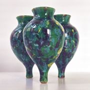 Vase triple soliflore vintage 1950