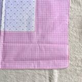 Rectangular pink floral tablecloth 150 x 120