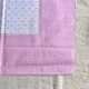 Rectangular pink floral tablecloth 150 x 120