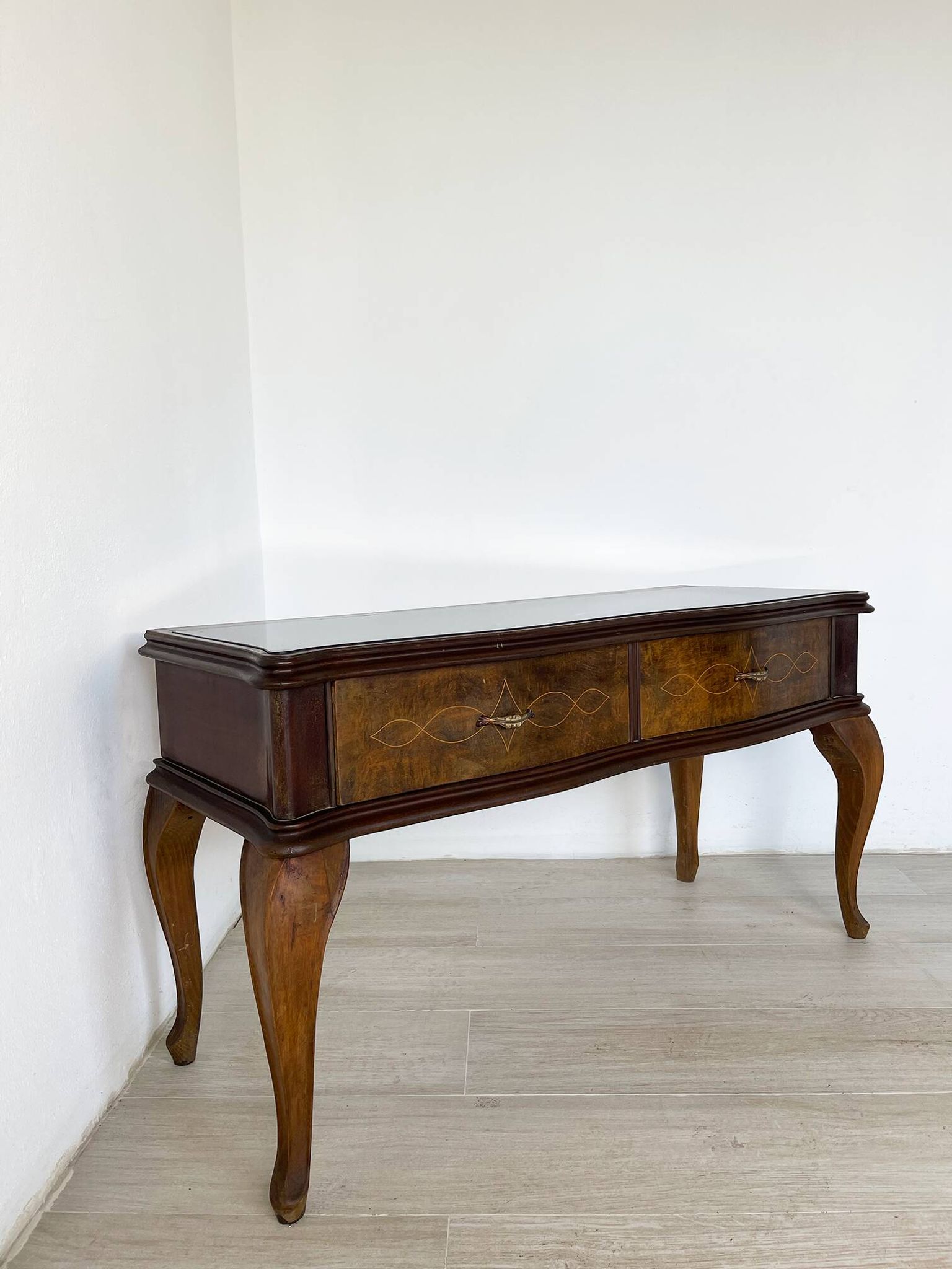 Console italienne/table pétinuse des années 1950