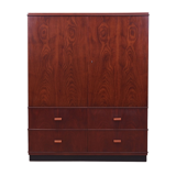 Mahogany wardrobe, Danish design, 1970s, production: Denmark