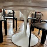 70s Knoll style Tulip marble table to renovate