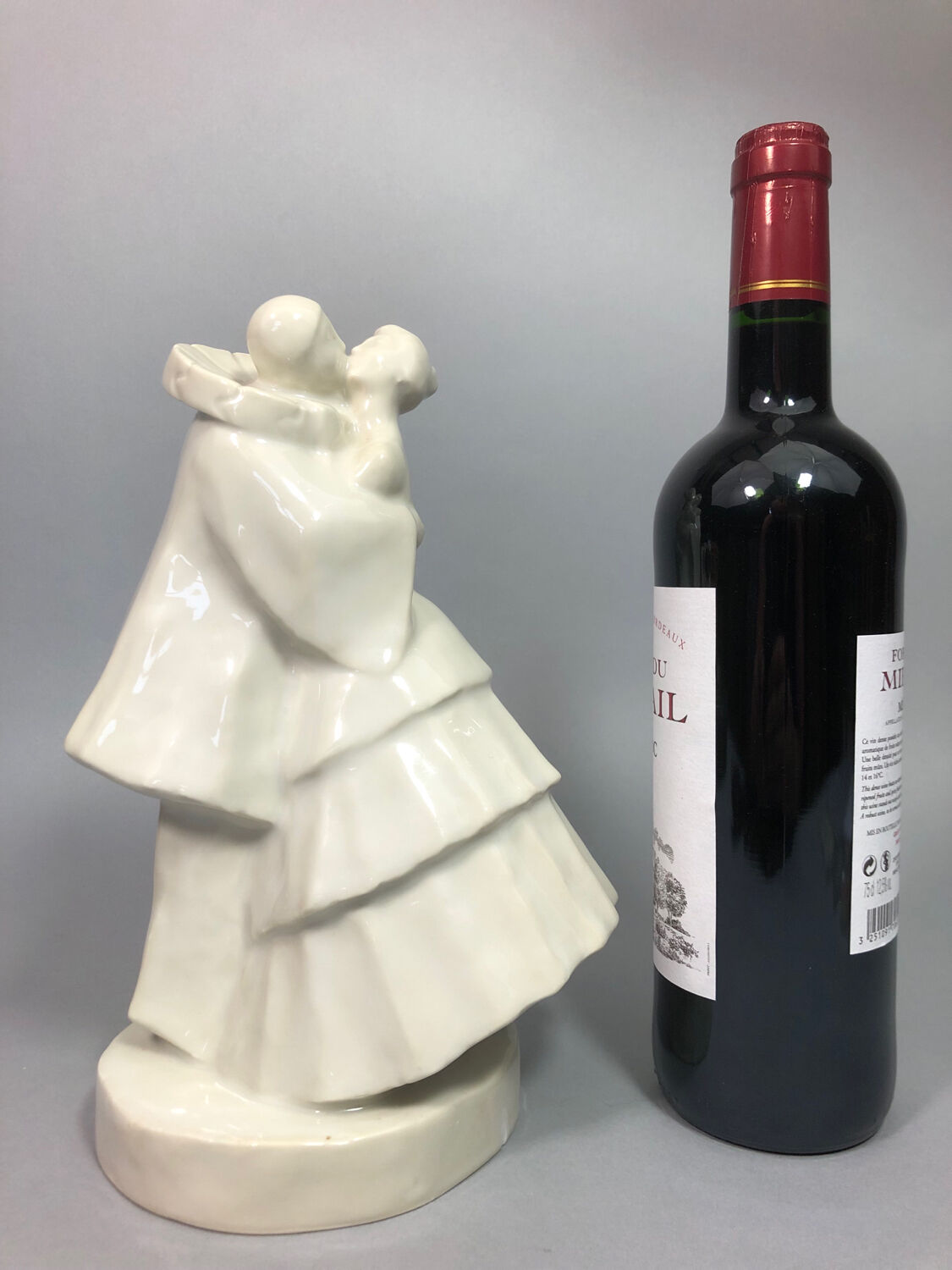 THE KISS by Edouard Marcel Sandoz in Haviland Limoges porcelain