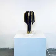 Type 742 Brass Coloured 'Orgue' Table Lamp, Possibly Maison Charles, France, 1960S