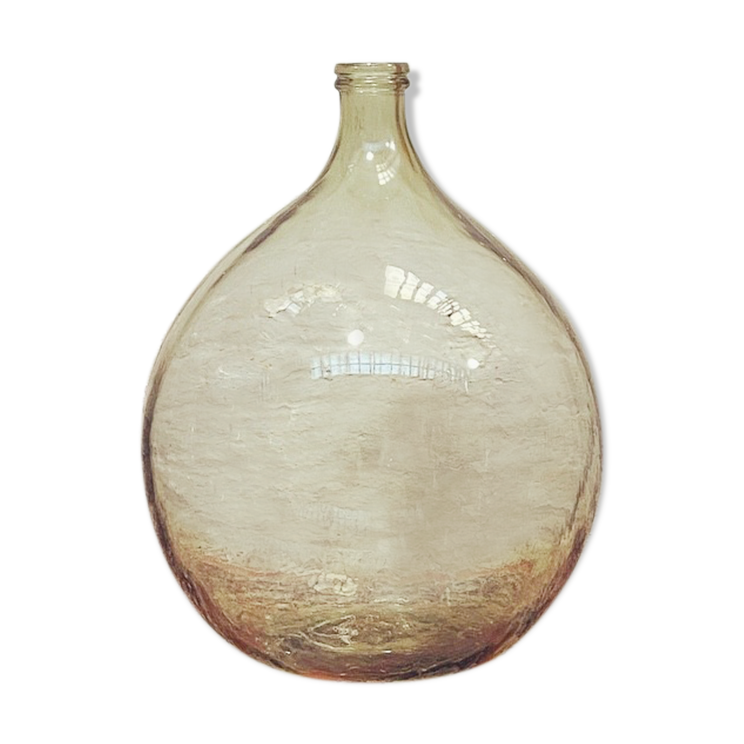 Transparent demijohn