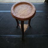 Old wood side table