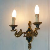 Applique bronze dore de style empire Lucien Gau