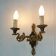 Applique bronze dore de style empire Lucien Gau