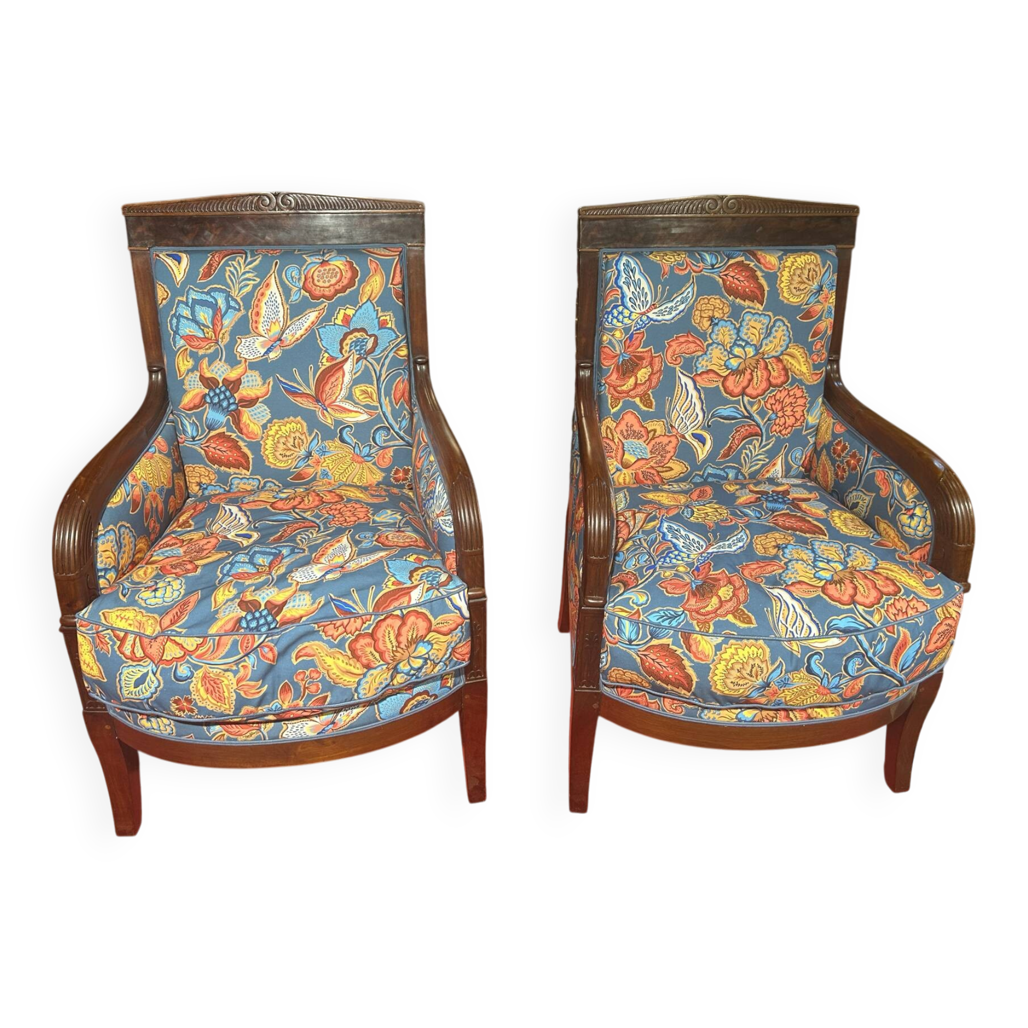 Pair of Directoire armchairs