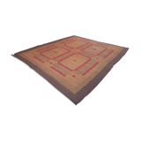 Burlap rug, 390x334 cm