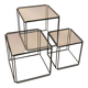 Set of 3 Isocele nesting tables by Max Sauze, 1970s