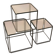 Set of 3 Isocele nesting tables by Max Sauze, 1970s
