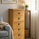 Column unit with 5 drawers