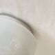 Small half-spherical half-moon wall light ceiling light 14 cm opaline