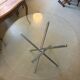 70's glass table