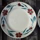 8 flat plates Terre de Fer Longchamp model Christiane