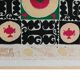 Hand knotted rug, vintage Turkish rug 128x130 cm