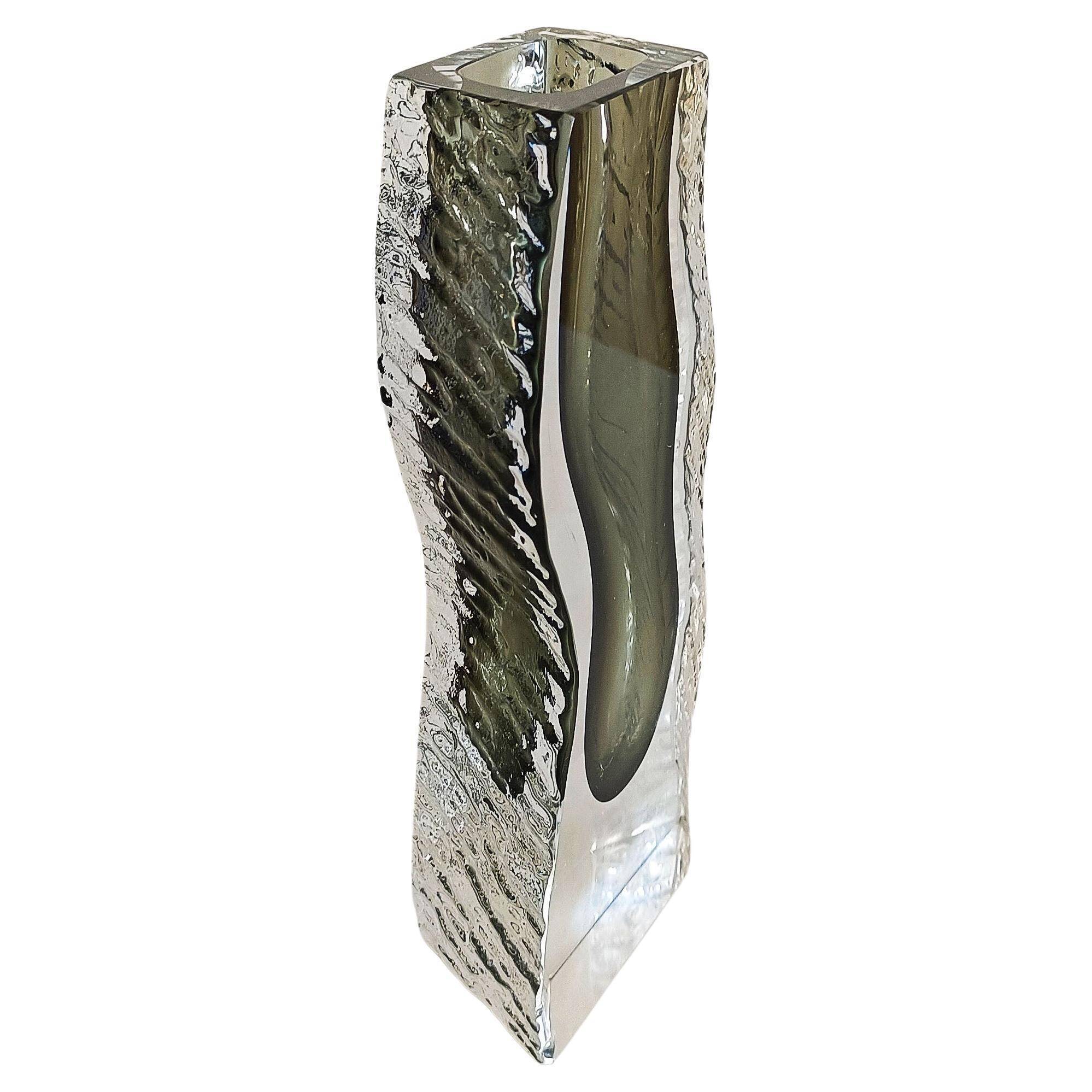 Murano Sommerso  Glass Vase by Alessandro Mandruzzato, Italy,  1970s