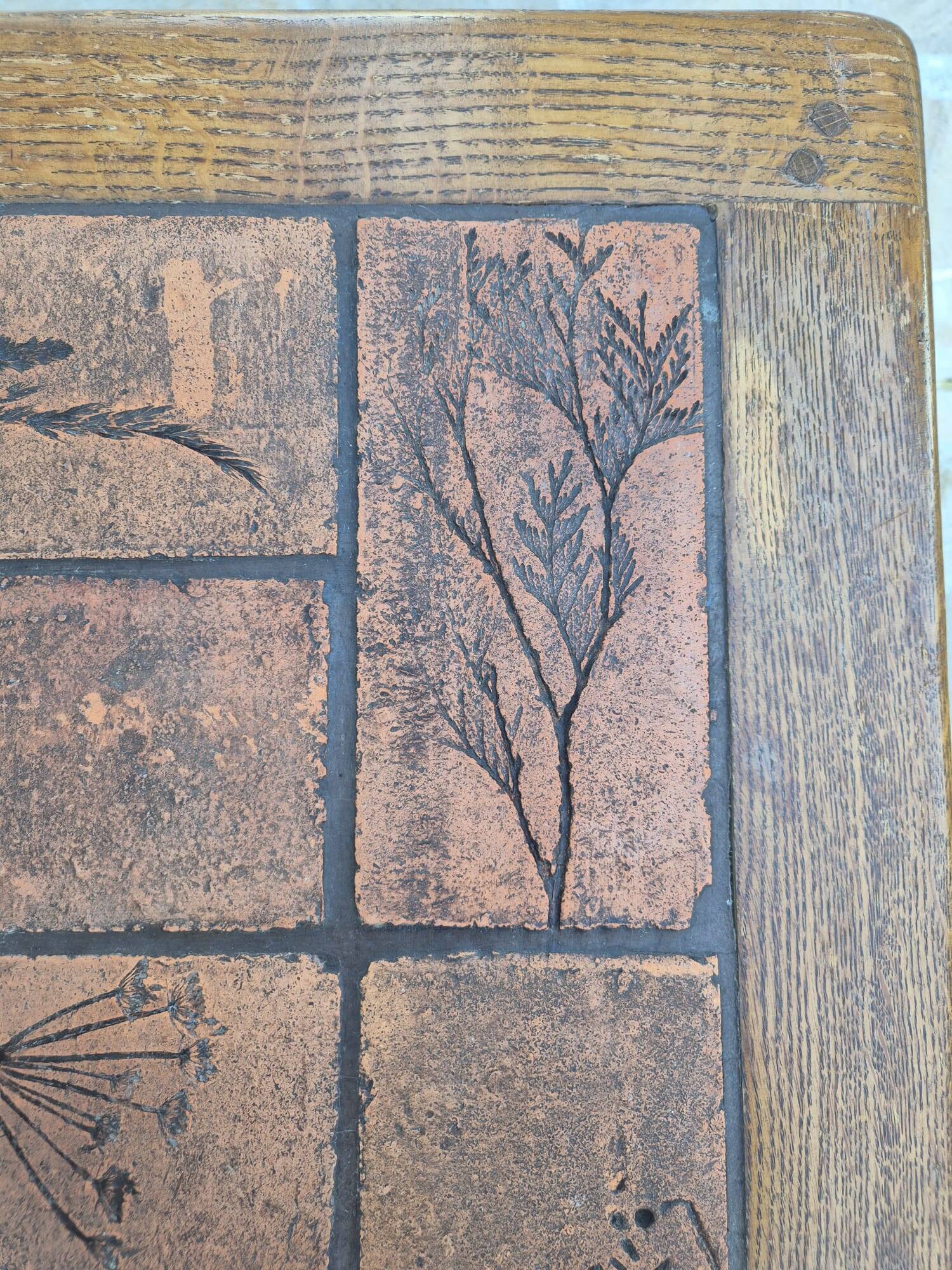 Coffee table signed P. Garnier