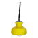 1970 adjustable pendant light, bright yellow opaline, very good condition, hangs h 65,,,, h28x25