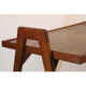 Table basse vintage en chêne 1950