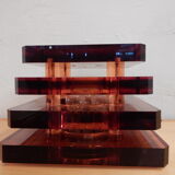 1970 floor lamp in Amber Altuglas